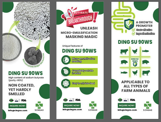 গন্ধহীন নন-কভারড সোডিয়াম বুটিরেট 90% অ্যাকোয়া জন্য